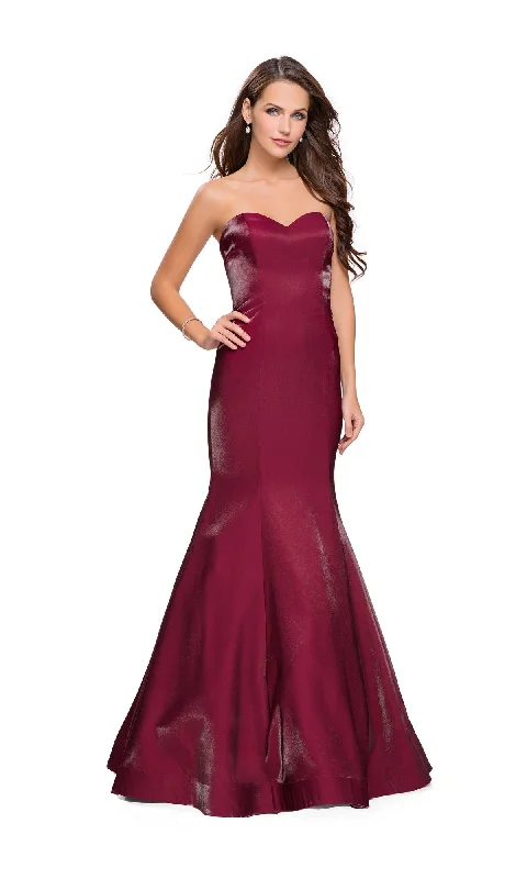 petite prom dressesStrapless La Femme Long Mermaid Prom Dress 25383